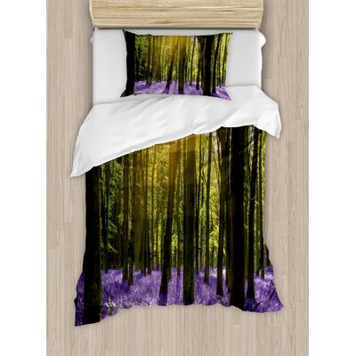 Woodland Duvet Cover Set -  Ambesonne, nev_12605_twin