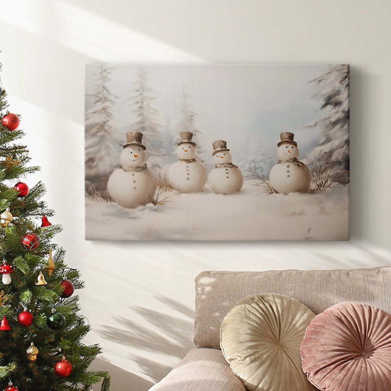 Art des Fêtes de Noël - Toile tendue avec châssis - Série 3-I, H 40 po x l 60 po