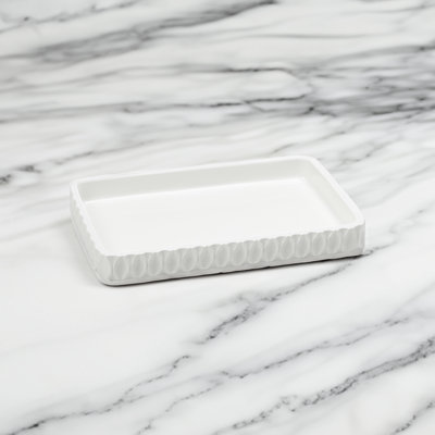 Wave White Tray