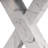 Stretchable Dining Table,X-Shape Table Leg with Metal Base (-625246644-632958691