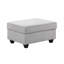 Canapé modulaire en L gris clair avec repose-pieds Leo-1445229474