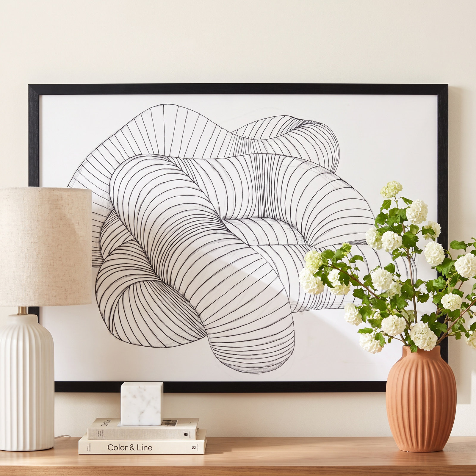 Grudie Hydro Pipes Print by Alex Dunn, 10" H x 13" W x 1" D, Black