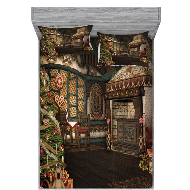 Microfiber Sheet Set, Full Sheet Set with Fitted Sheet