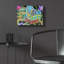 «Chameleon 2» par Tim Jeffs, art mural acrylique, 16 po x 12 po