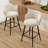 Upholstered Counter Stool With Metal Frame-749940459-749940457