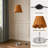 61” Rattan Floor Lamp