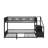 Metal Bunk Bed With Storage Ladder, Bunk Bed Frame With Guardrail-1491806597
