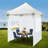 6.5x6.5ft Pop Up Canopy Tent, Heavy Duty Canopy Easy Set up All Weather Waterproof Outdoor Canopy Tent for Parties-111666066