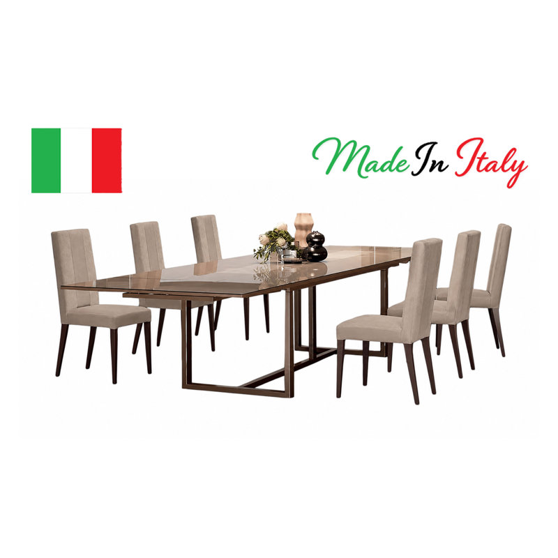 Aurelia 7-piece Dining Set, 7 Pieces: Table, 6 Chairs