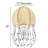 Quintan 1 - Light Satin Black Unique/Statement Pendant-1216269299