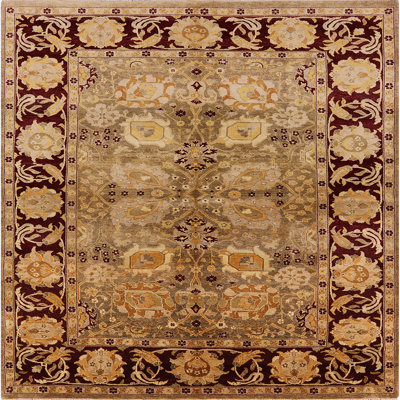 Tapis oriental rouge / brun clair Cavanagh