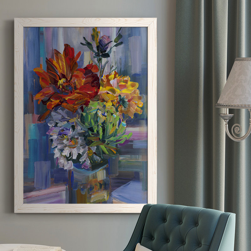 «Modern Bouquet», reproduction d'art sur toile simple, Blanc, H 37,5 po x l 27,5 po x P 1 po