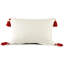 Housse de coussin rectangulaire 100% coton