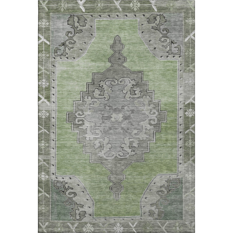 Tapis de qualité supérieure lavable à la machine AMF1731, Rectangle 2 pi 6 po x 3 pi 10 po