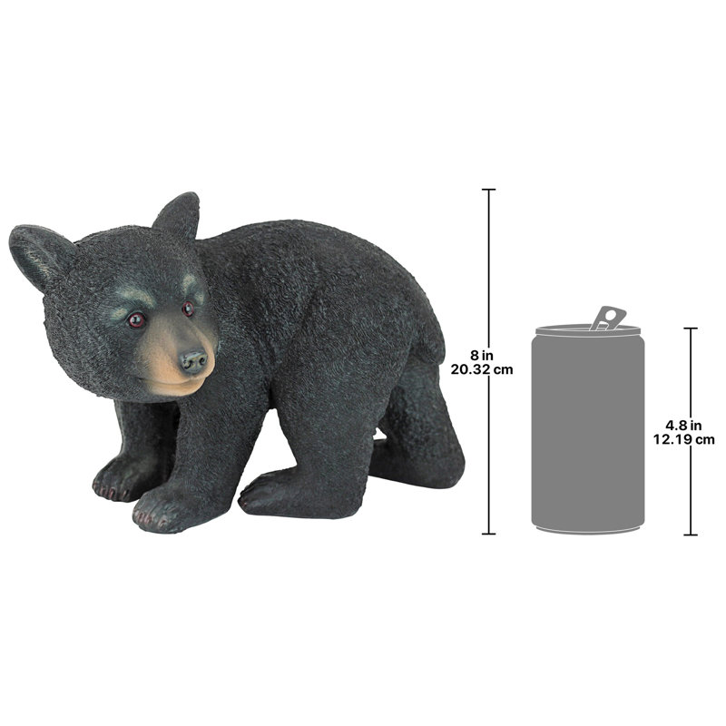 Ours statue azura-poly bear cub