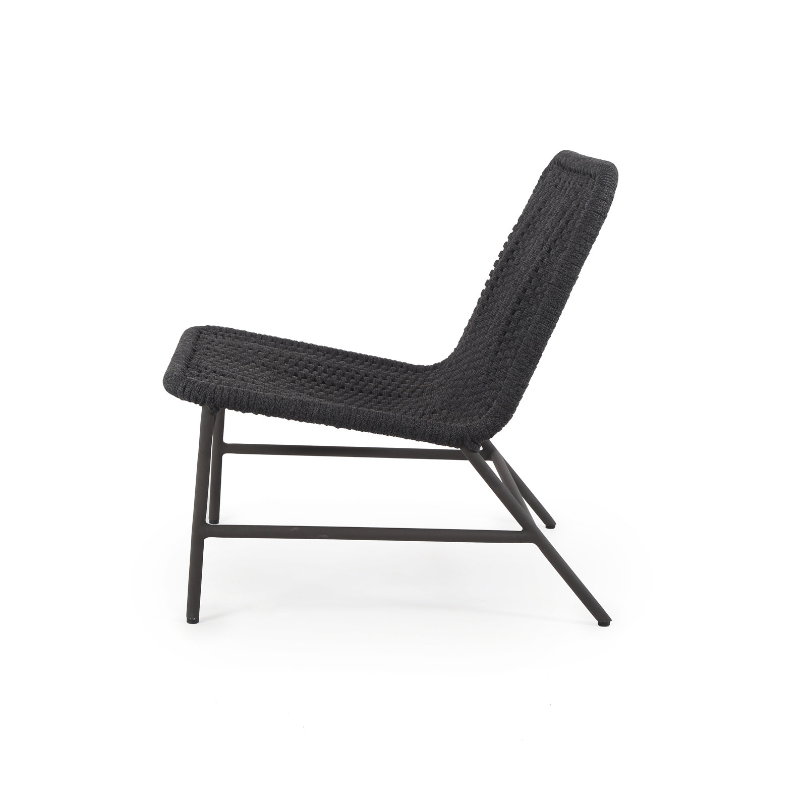 Brio Outdoor Armless Lounge Chair, Teak