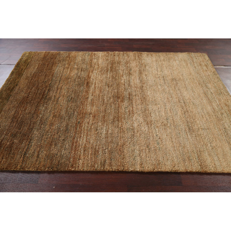 Tapis oriental intérieur / extérieur contemporain noué à la main 5 x 8 po