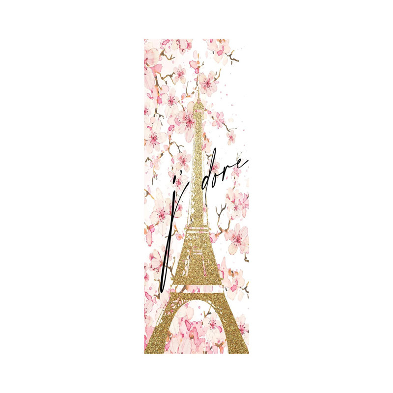 Jadore Blossoms by Kimberly Allen - Wrapped Canvas Panoramic Print, 30.48 cm H x 91.44 cm W x 1.91 cm D