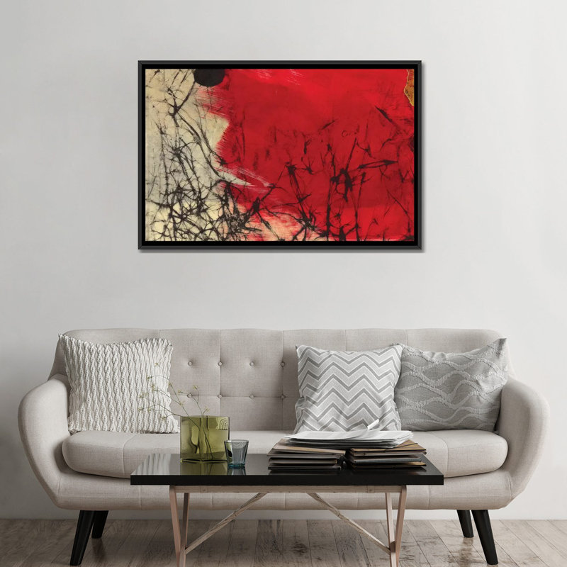 «Glow», reproduction d'art sur toile tendue, Toile encadrée noire, Pas de tapis, H 32 po x l 48 po x P 1,5 po