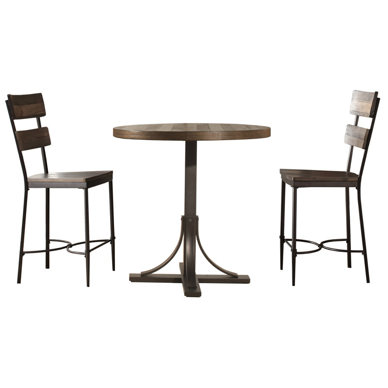 Huley 2 - Person Pedestal Dining Set
