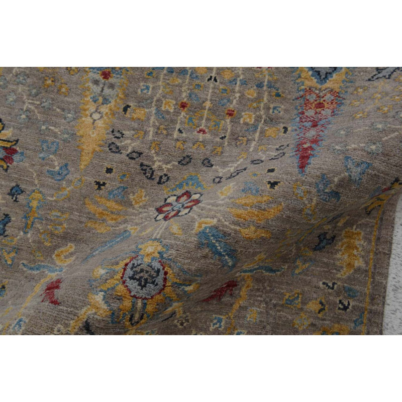 Transitional One-of-a-Kind Runner 2'6" X 9'9" Hand Knotted Area Rug