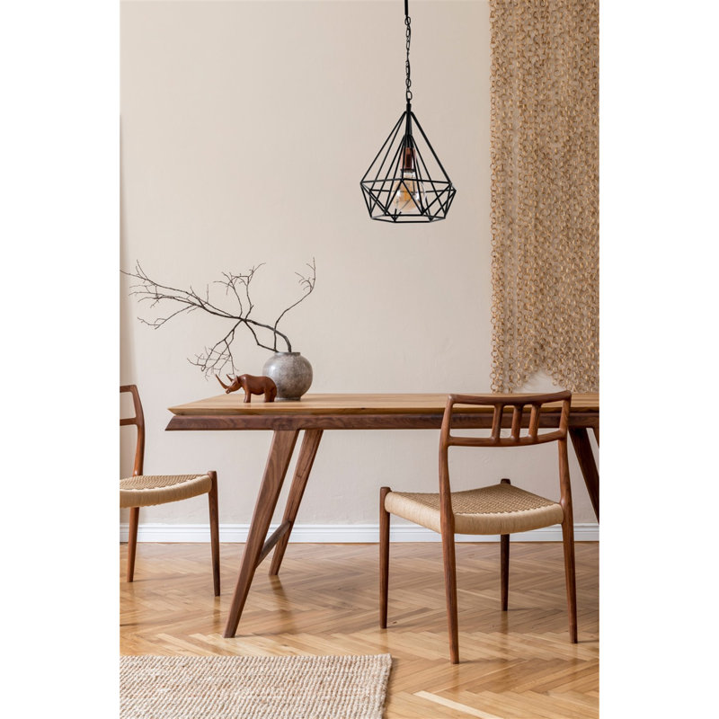 1 - Light Black Unique/Statement Pendant