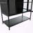 Iron Display Cabinet with LED Lights and 3-Sided Glass-164169809