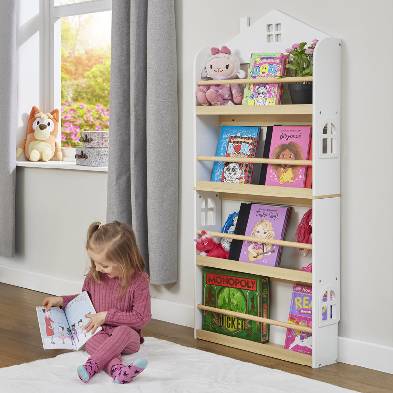 Wall Mounted House Bookcase
