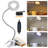 Clip on Light -3 Colour Modes & 10 Brightness LED Reading Desk Light with Clamp Flexible