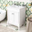 Meuble-lavabo simple 24 po avec plateau en céramique Sunde-1040463390