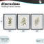 Ensemble d'herbes de cuisine sur cadre flottant géométrique 3 pièces, design par Diannart-1103738803-1103738801