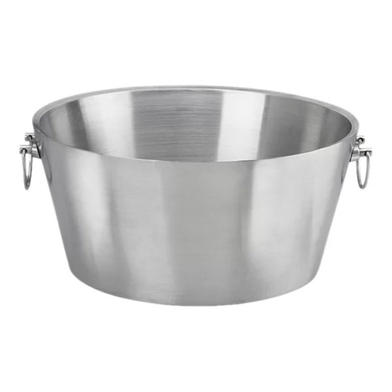 Jones Street Metal Beverage Tub, 9" H x 19" W x 19" D