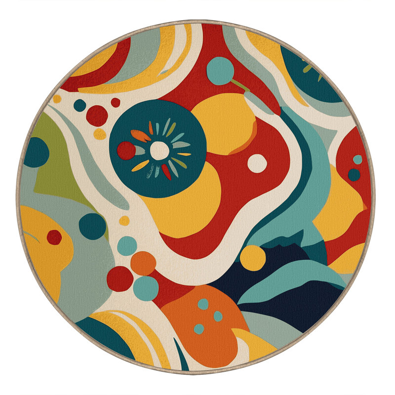 Snazzy Plus Flex Rug, Round 6'