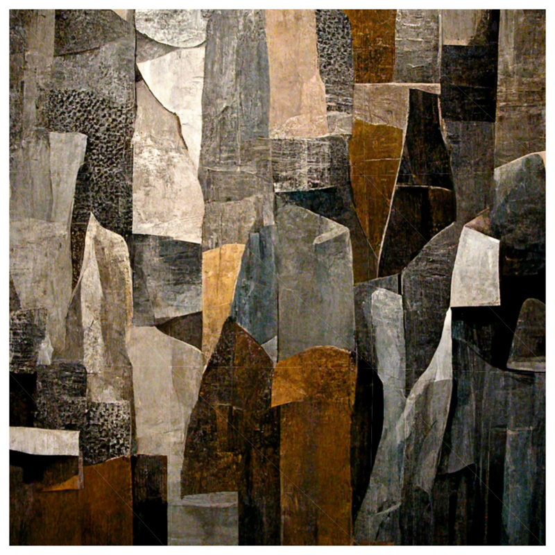 Abstract Fleece Throw Blanket - Art Throws for Sofas or Beds, 51in W x 60in H