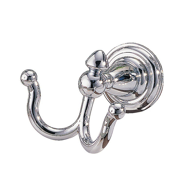 Victorian Wall-Mounted Robe Hook, Chrome
