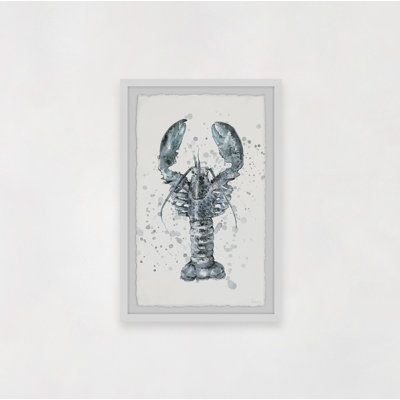 «Mighty Grey Lobster», reproduction encadrée