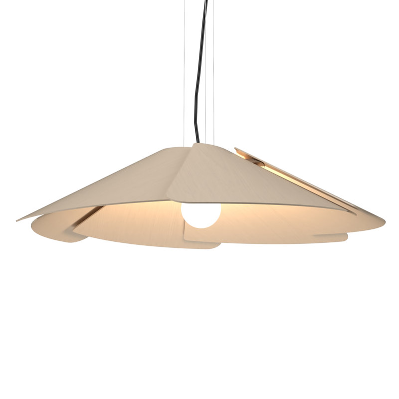 Fuchsia 1 - Light Pendant, Organic Cappuccino