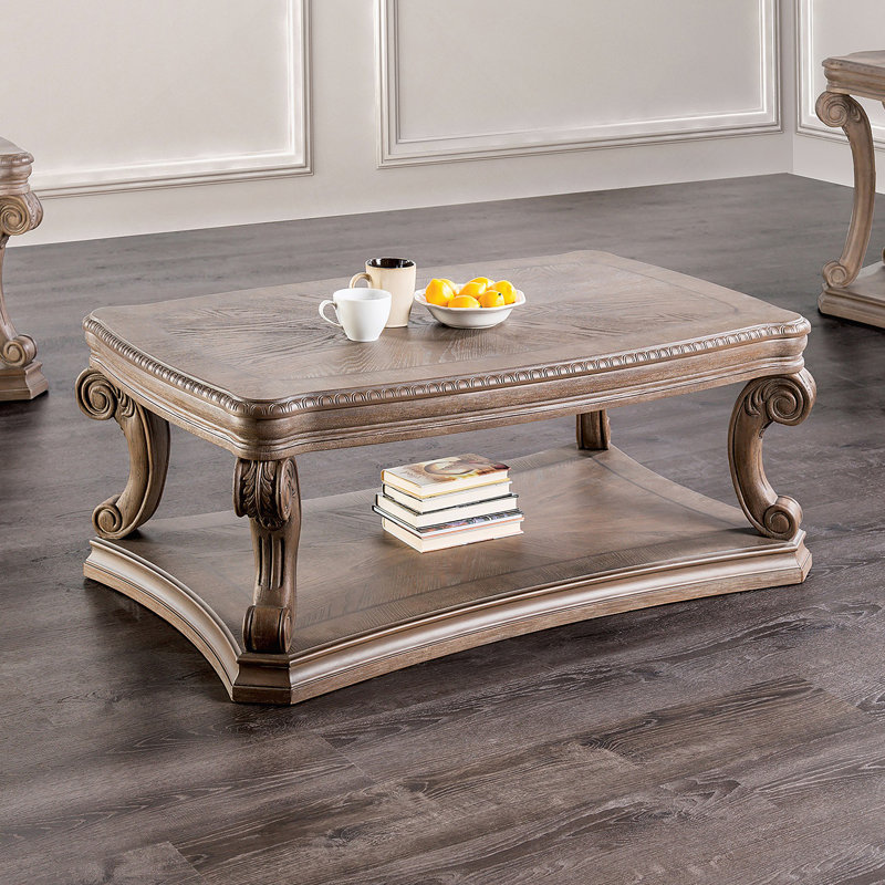 Table basse de style traditionnel Dentil Moulures