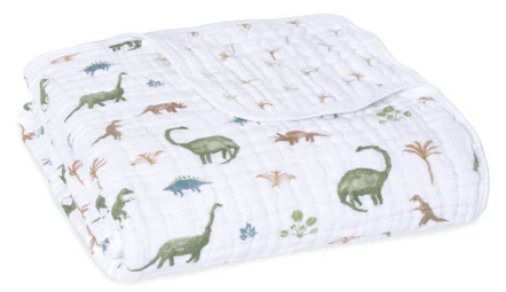 Couverture en mousseline, jungle Dino