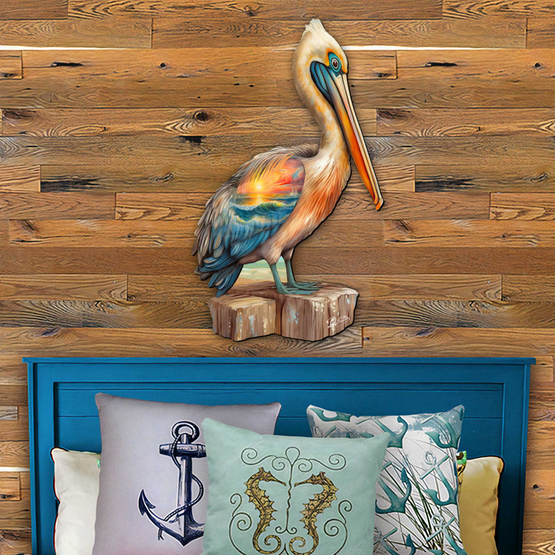 Décoration murale porte en bois