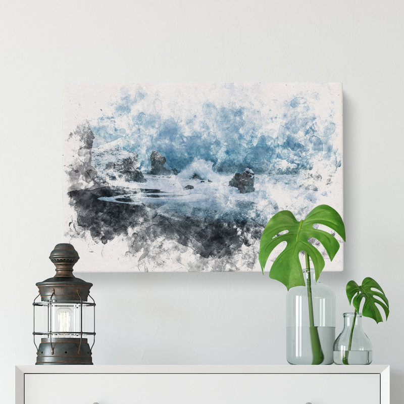 A Beach In Iceland - Wrapped Canvas, 50cm H x 76cm W x 3cm D