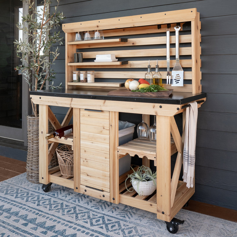 Backyard Discovery Hutch/Serving Station