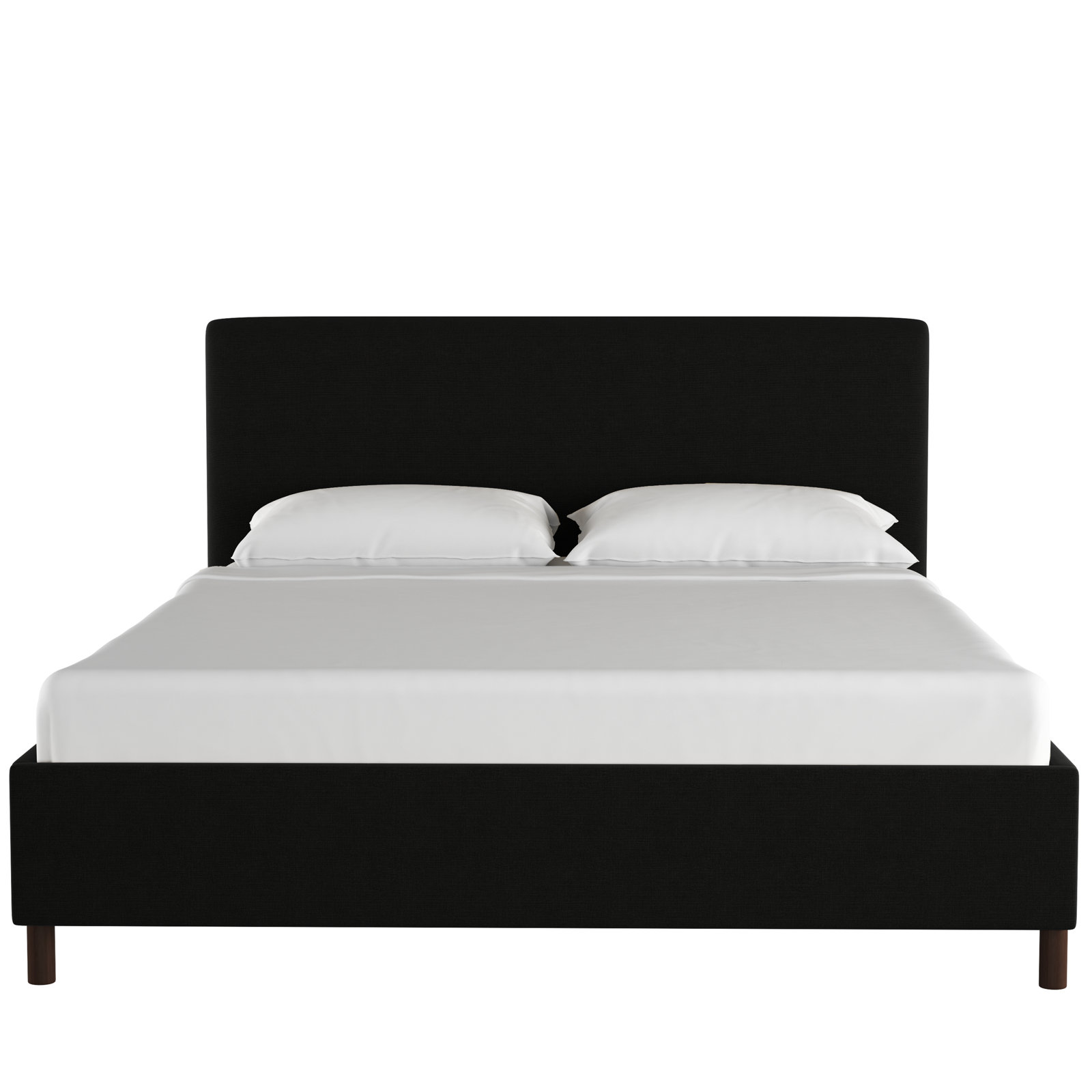 Eisley Upholstered Bed, California King, Classic Black Linen