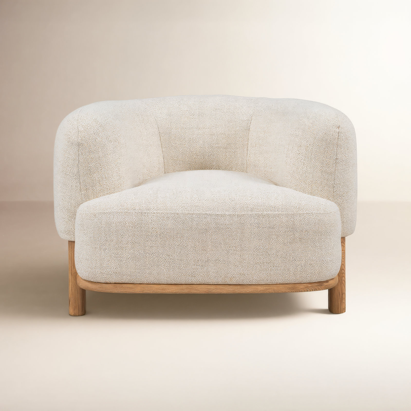 Moris Barrel Chair, Cream