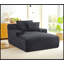 Chaise longue surdimensionnée en velours côtelé doux-1806276530