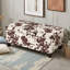 Pouf de rangement contemporain en velours