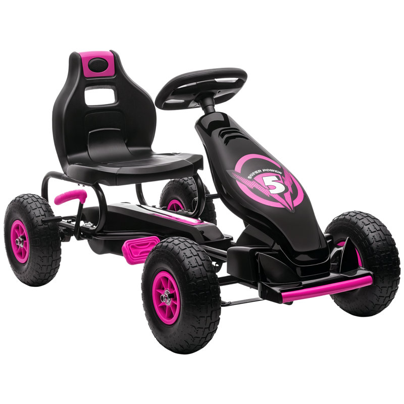 Nase Kids Pedal Go Kart, Pink