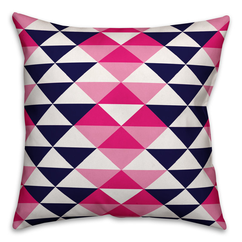 Geometric Reversible Throw Pillow