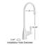 Georgian Era Bar/Food Prep Kitchen Faucet-55250666
