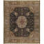 Hand-Knotted High-Quality Blue and Cream Area Rug